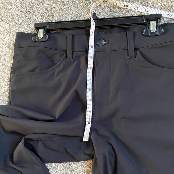 Lululemon Men's ABC Classic-Fit Black 5 Pocket Pant Size 33 - Picture 7 of 8